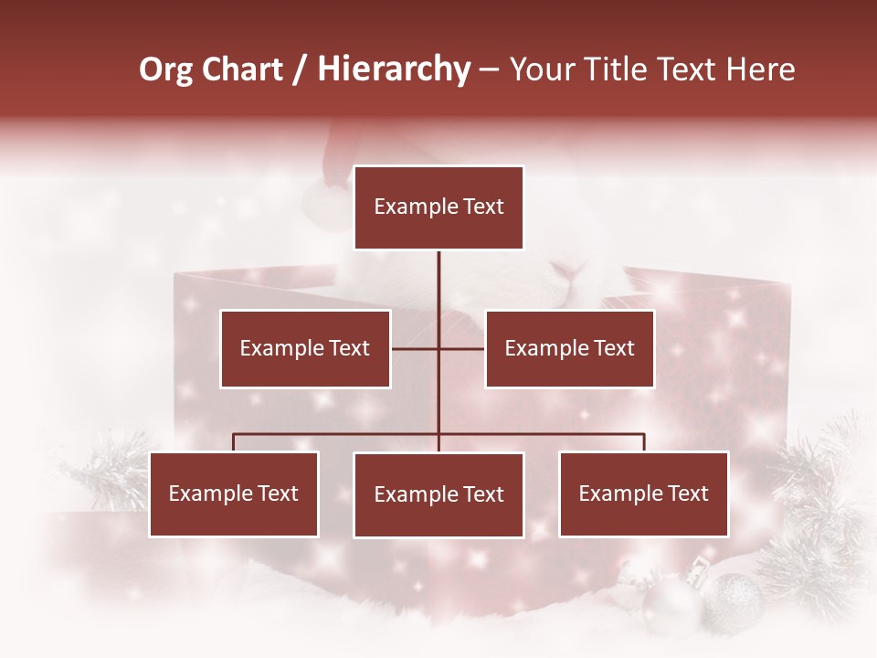 Snowflake Rabbit Pet PowerPoint Template