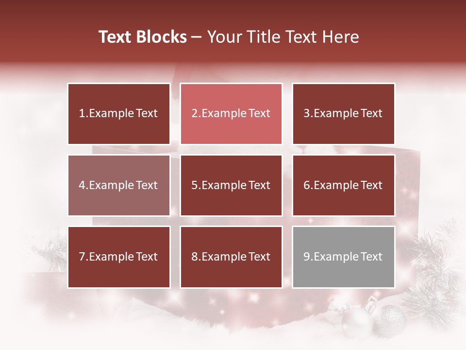 Snowflake Rabbit Pet PowerPoint Template