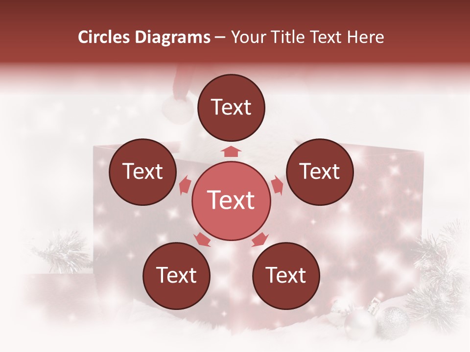 Snowflake Rabbit Pet PowerPoint Template