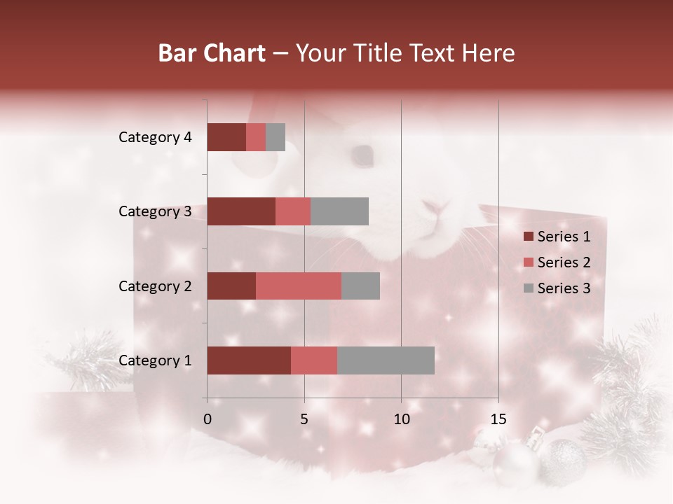 Snowflake Rabbit Pet PowerPoint Template
