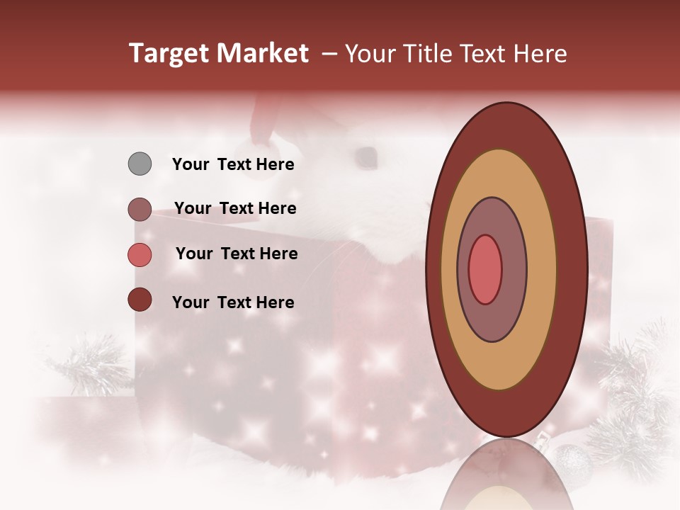 Snowflake Rabbit Pet PowerPoint Template