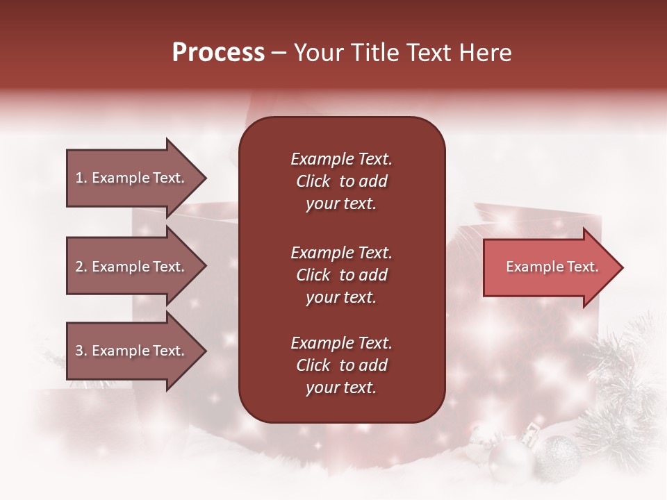 Snowflake Rabbit Pet PowerPoint Template
