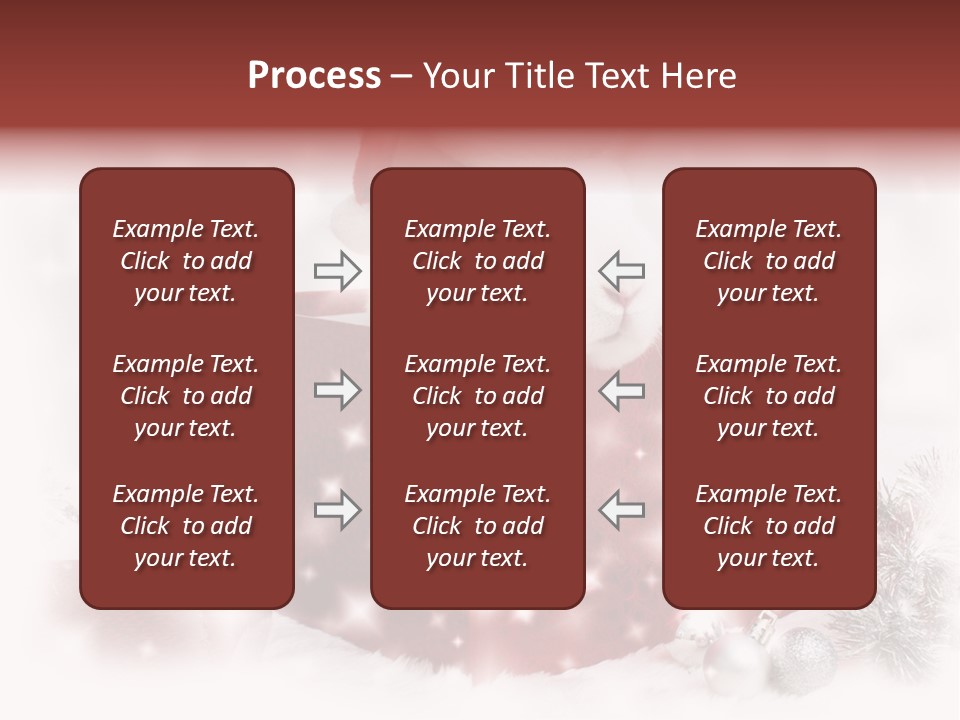 Snowflake Rabbit Pet PowerPoint Template