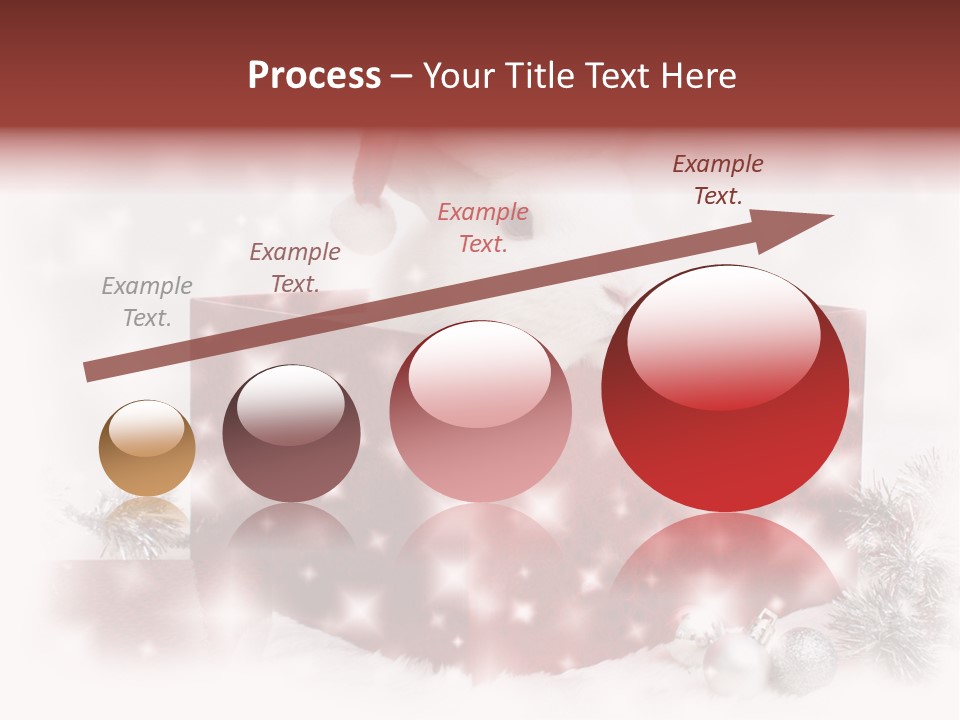 Snowflake Rabbit Pet PowerPoint Template