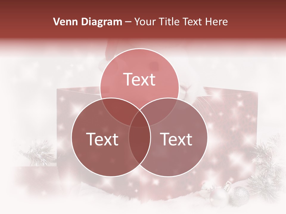 Snowflake Rabbit Pet PowerPoint Template