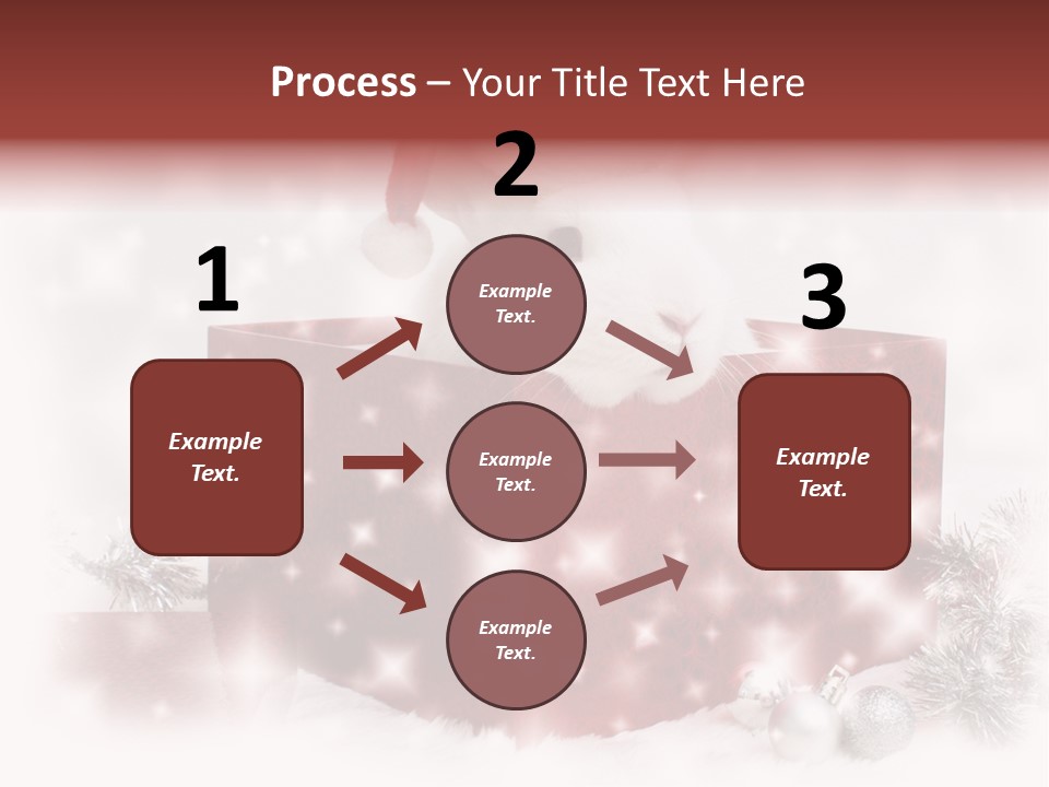 Snowflake Rabbit Pet PowerPoint Template