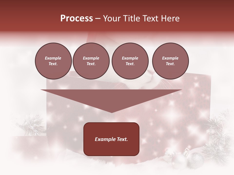 Snowflake Rabbit Pet PowerPoint Template