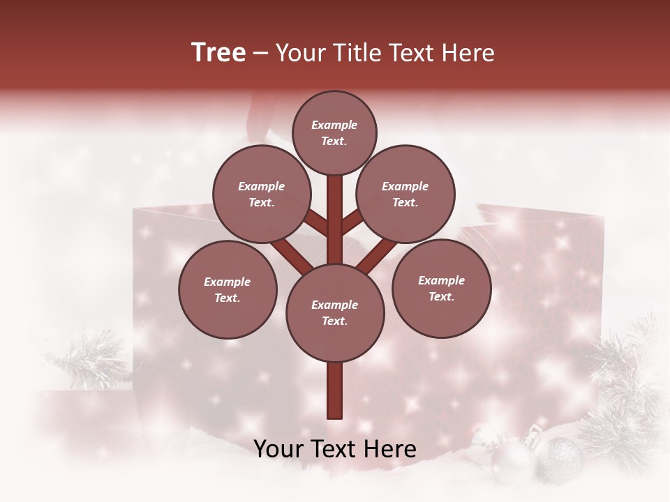 Snowflake Rabbit Pet PowerPoint Template