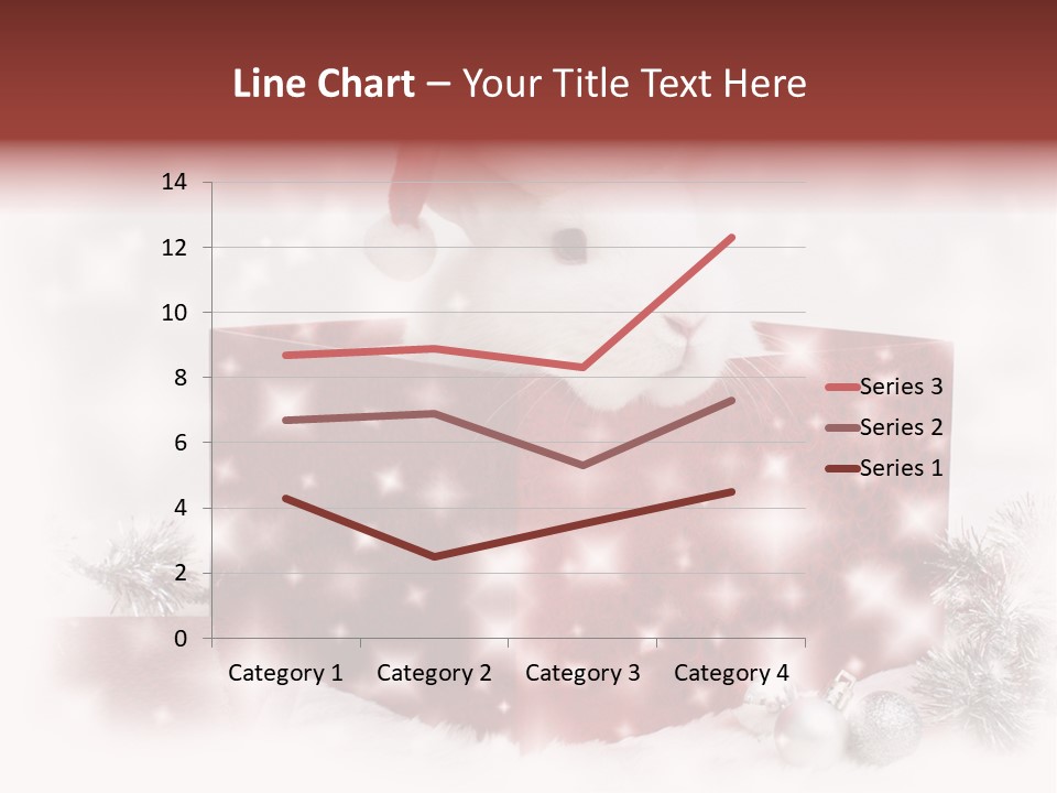 Snowflake Rabbit Pet PowerPoint Template