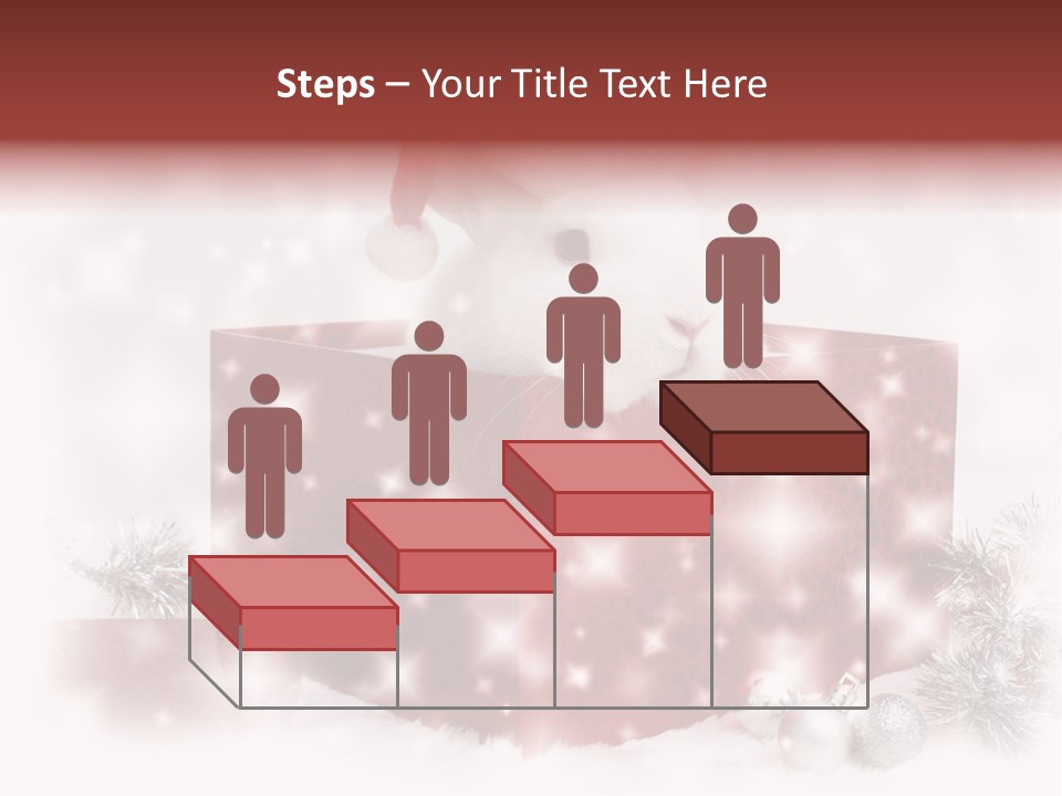 Snowflake Rabbit Pet PowerPoint Template