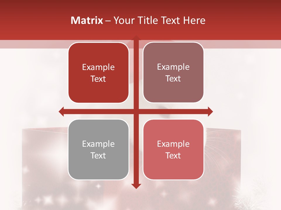 Gift Cute Rabbit PowerPoint Template