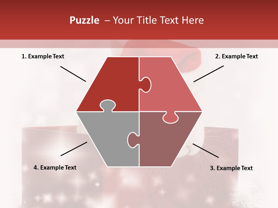 Gift Cute Rabbit PowerPoint Template