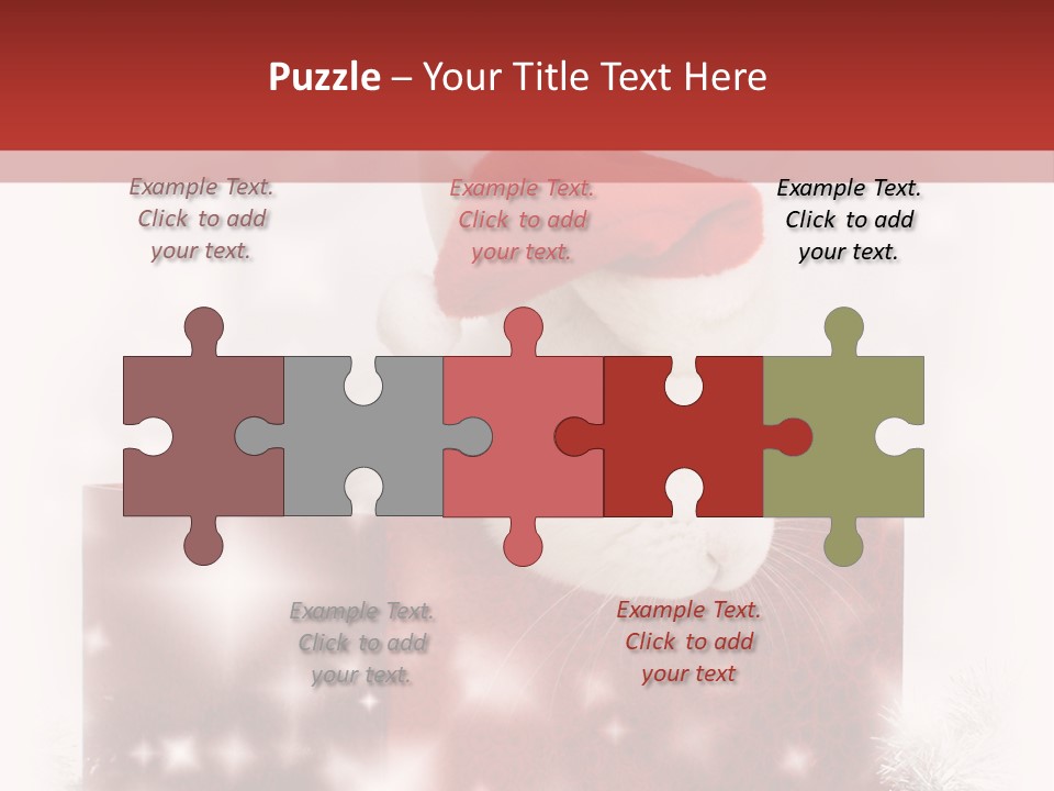 Gift Cute Rabbit PowerPoint Template