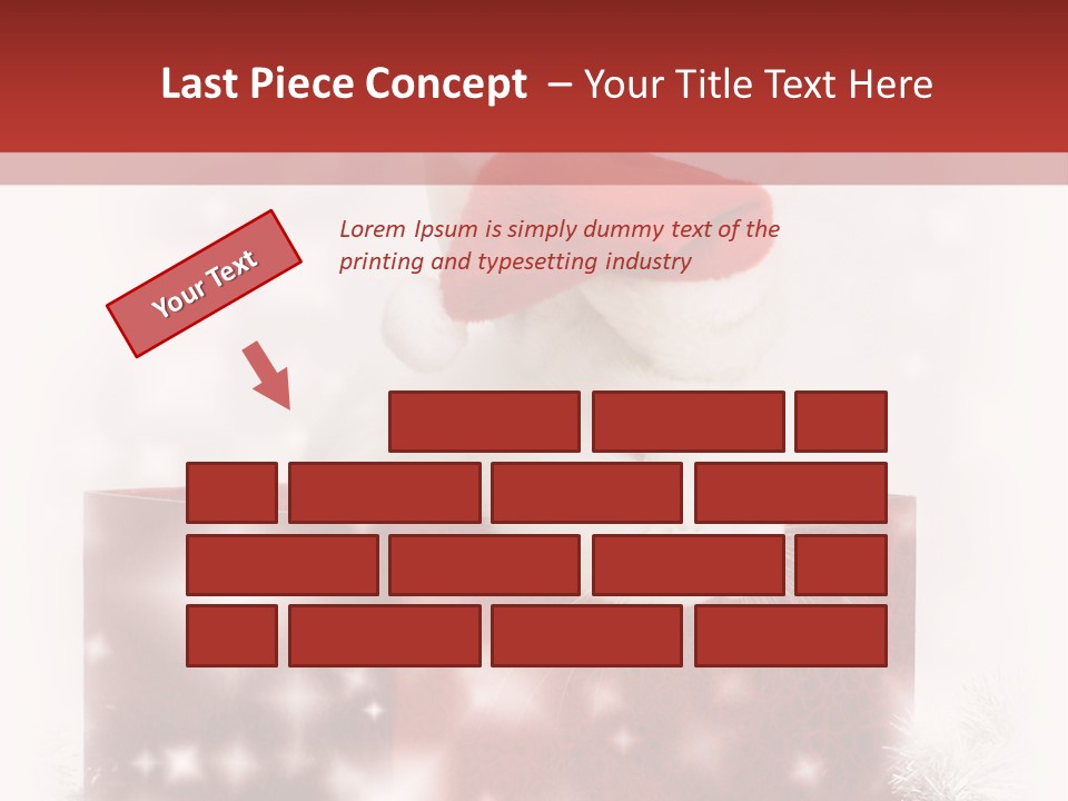 Gift Cute Rabbit PowerPoint Template