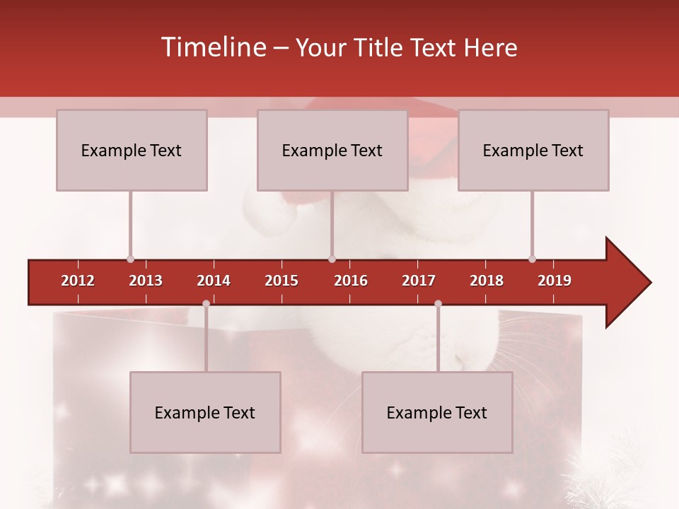 Gift Cute Rabbit PowerPoint Template