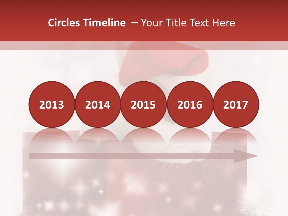 Gift Cute Rabbit PowerPoint Template