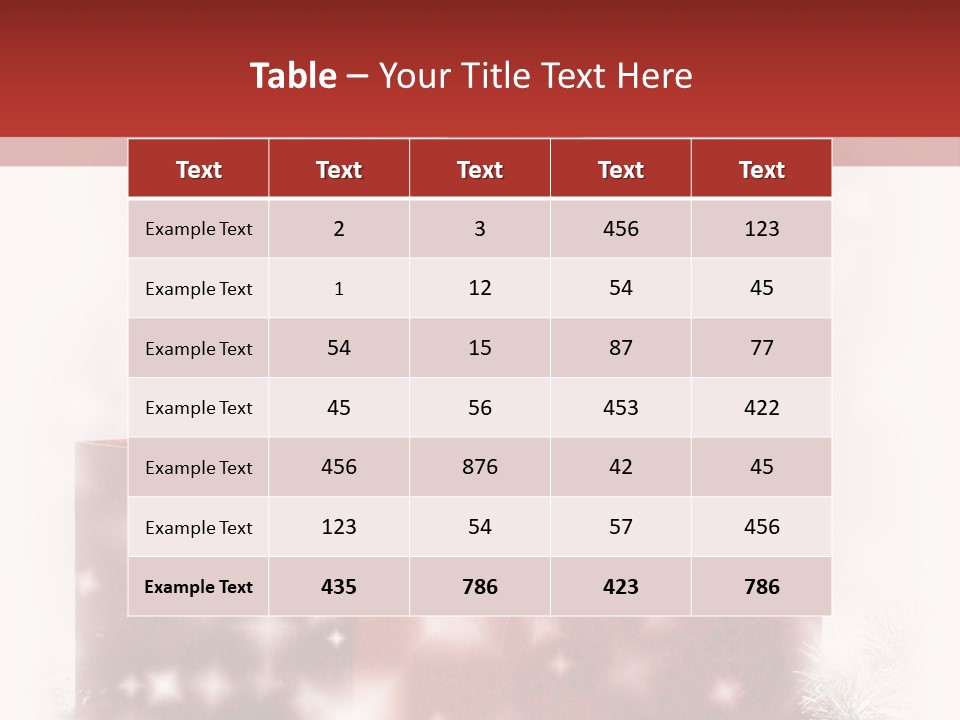 Gift Cute Rabbit PowerPoint Template