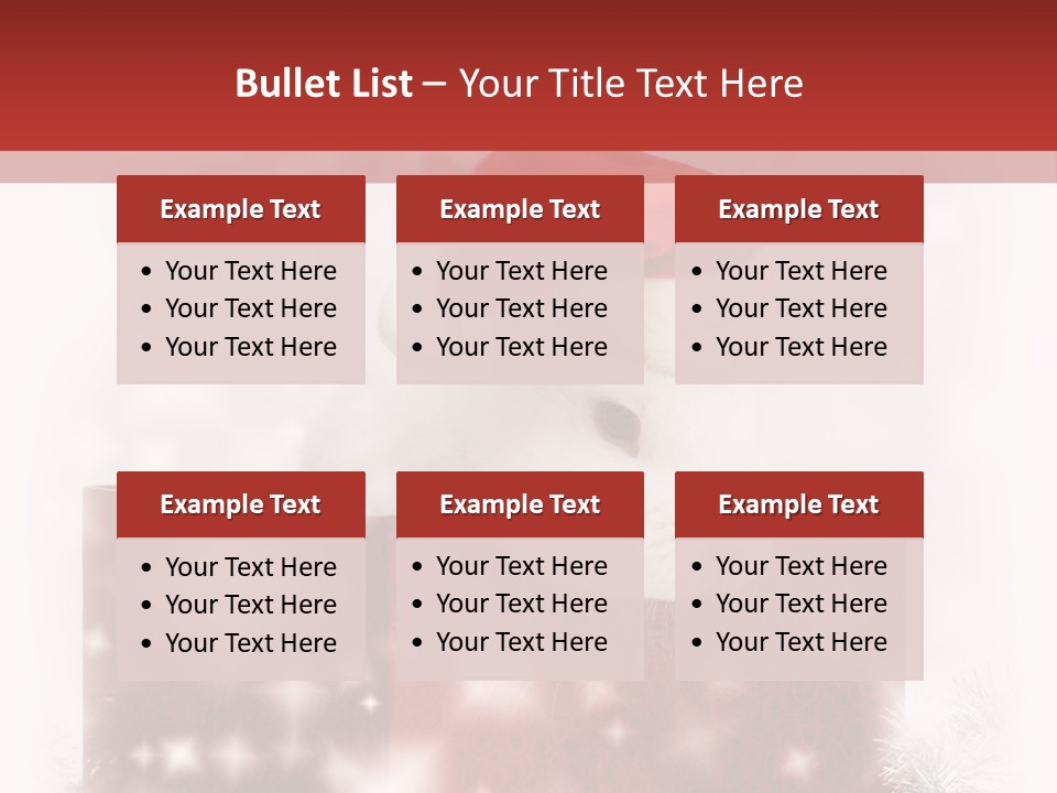 Gift Cute Rabbit PowerPoint Template