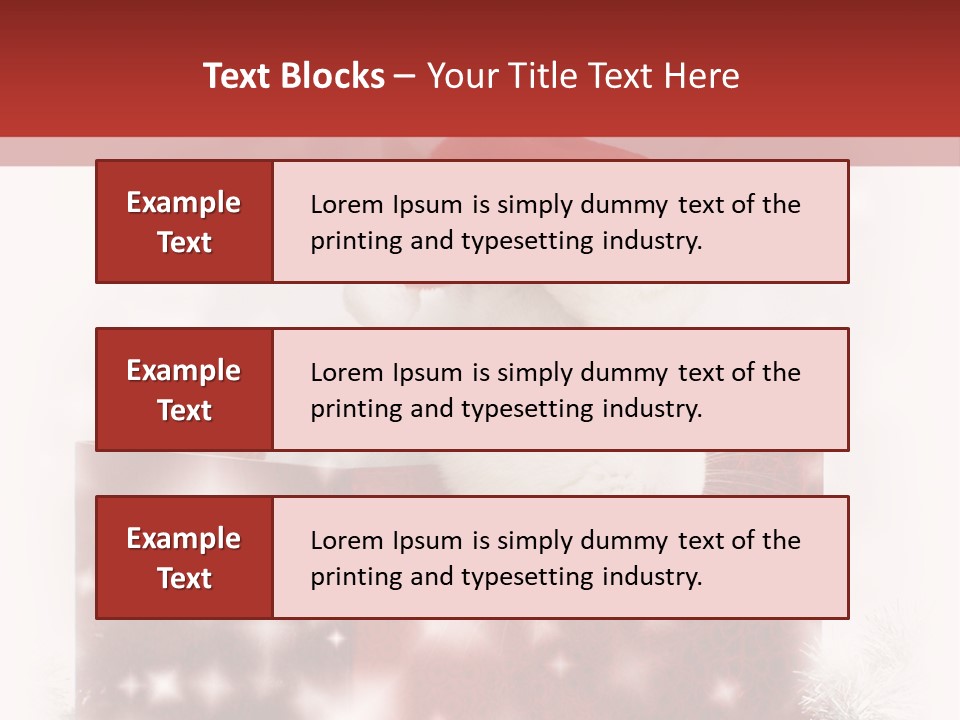 Gift Cute Rabbit PowerPoint Template