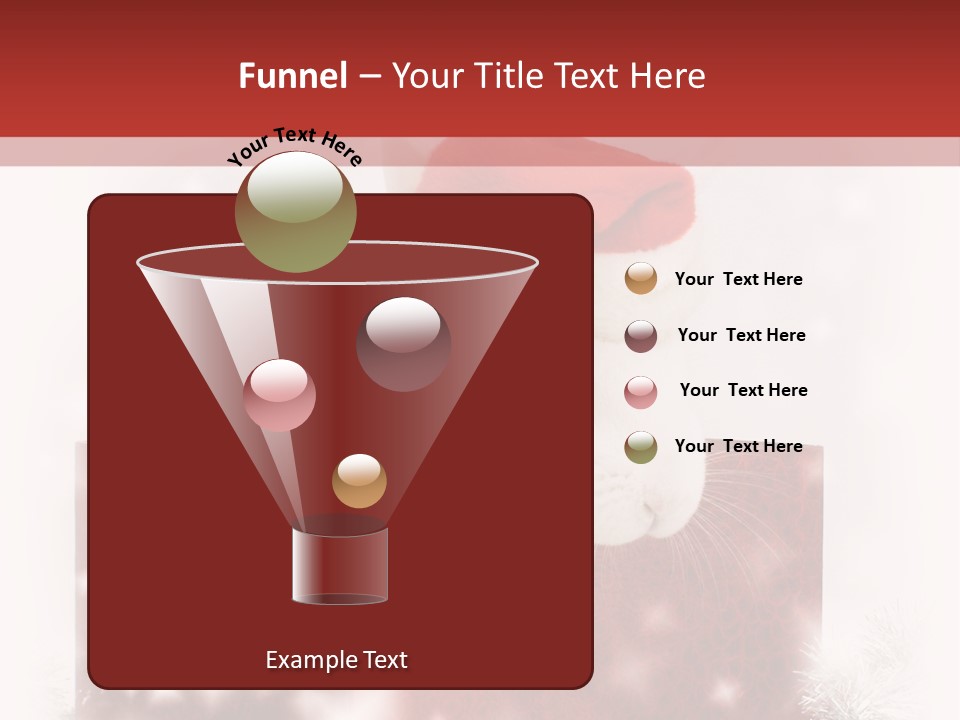 Gift Cute Rabbit PowerPoint Template