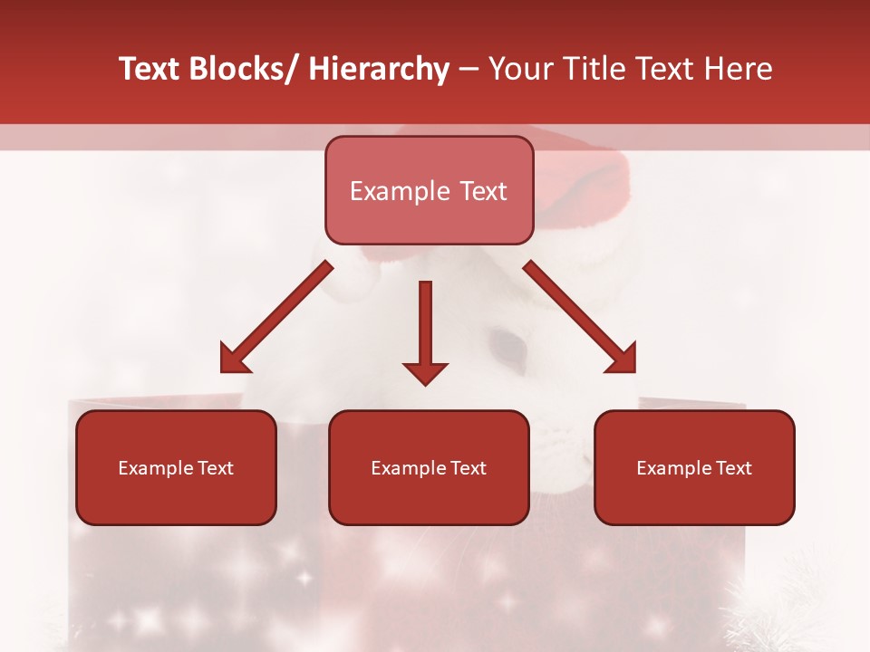 Gift Cute Rabbit PowerPoint Template