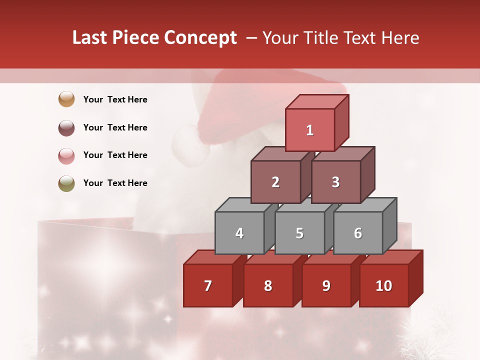 Gift Cute Rabbit PowerPoint Template