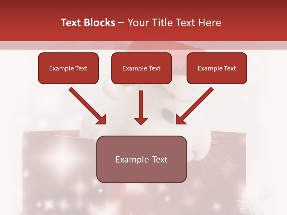 Gift Cute Rabbit PowerPoint Template