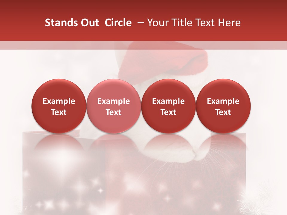 Gift Cute Rabbit PowerPoint Template