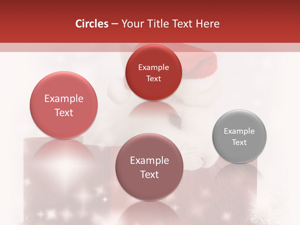 Gift Cute Rabbit PowerPoint Template