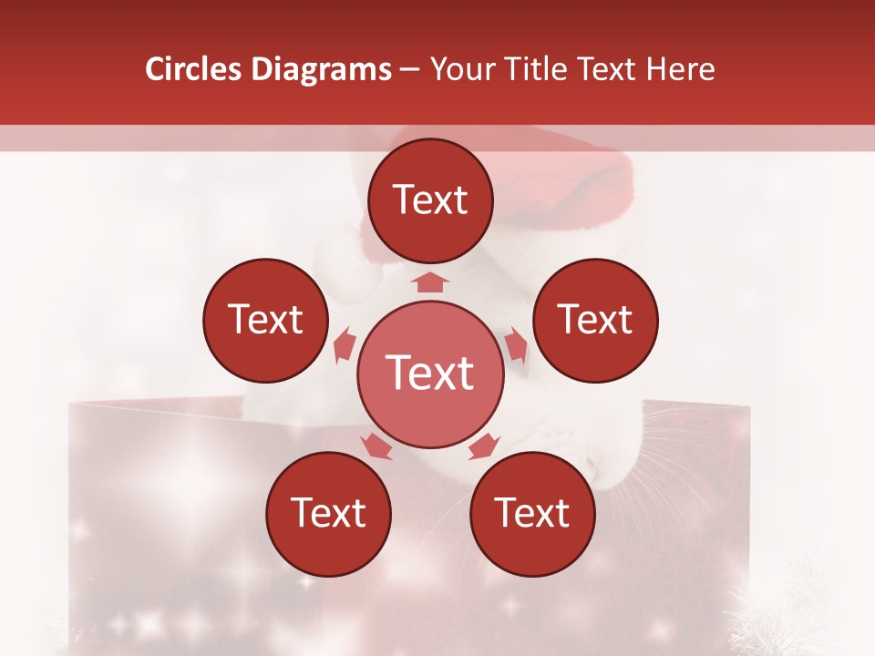 Gift Cute Rabbit PowerPoint Template