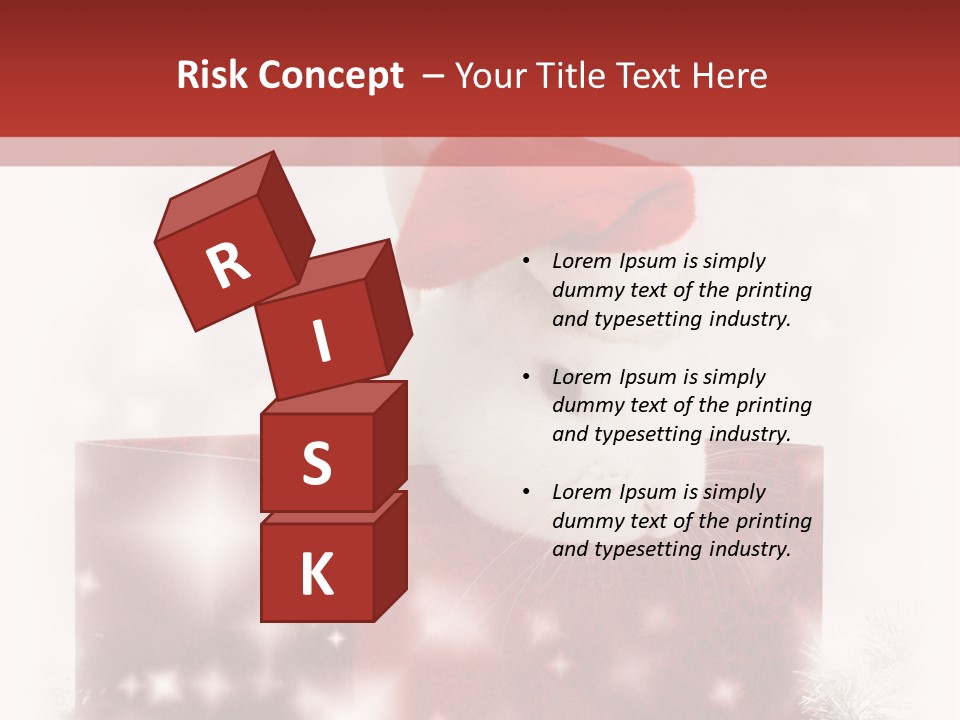 Gift Cute Rabbit PowerPoint Template