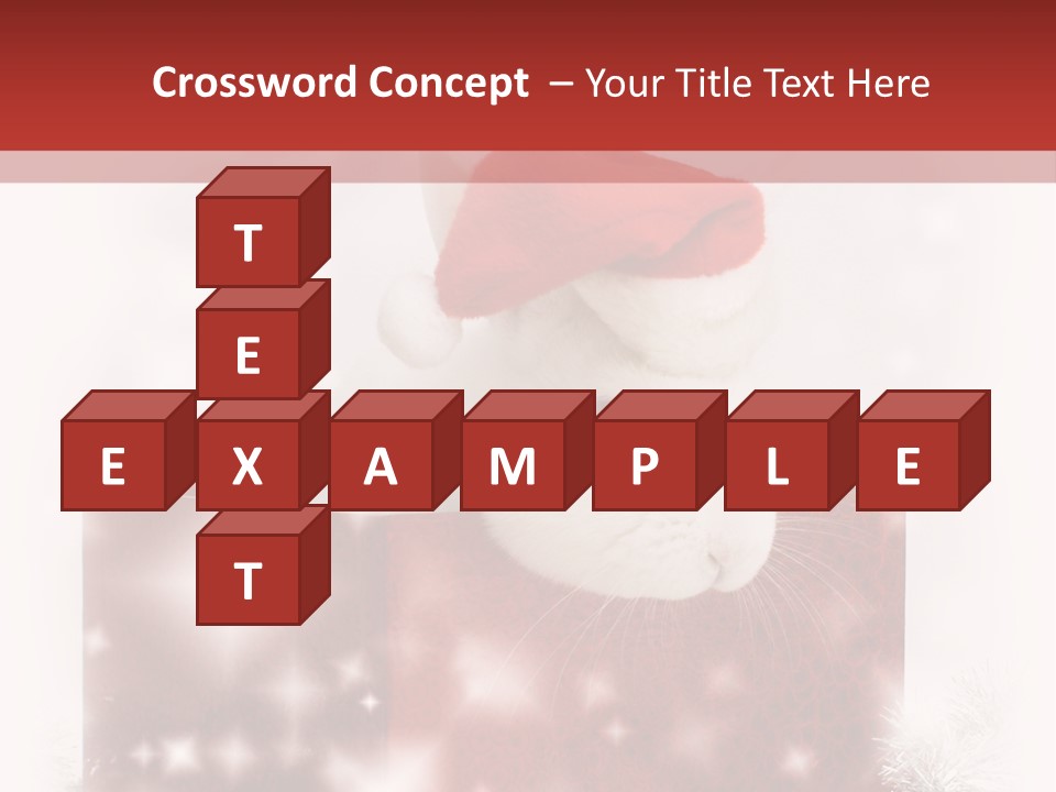 Gift Cute Rabbit PowerPoint Template