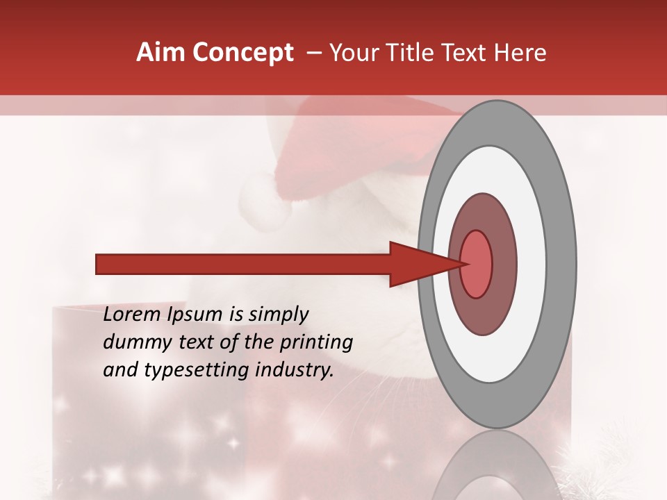 Gift Cute Rabbit PowerPoint Template