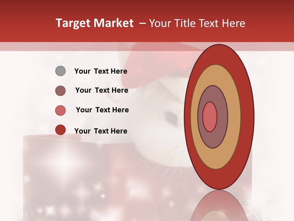 Gift Cute Rabbit PowerPoint Template