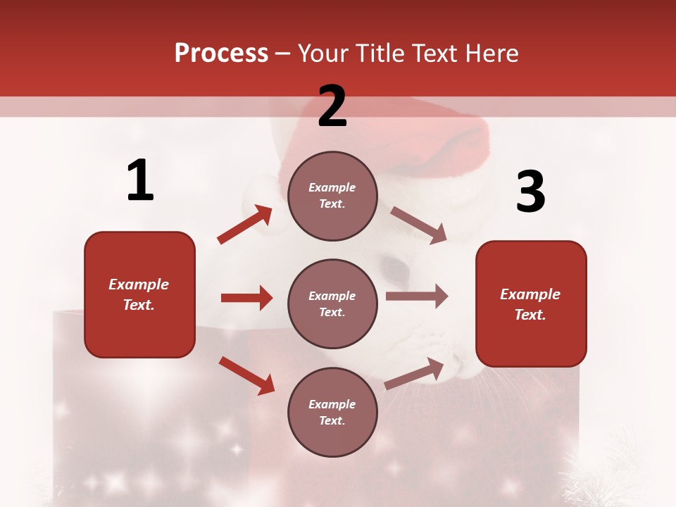 Gift Cute Rabbit PowerPoint Template