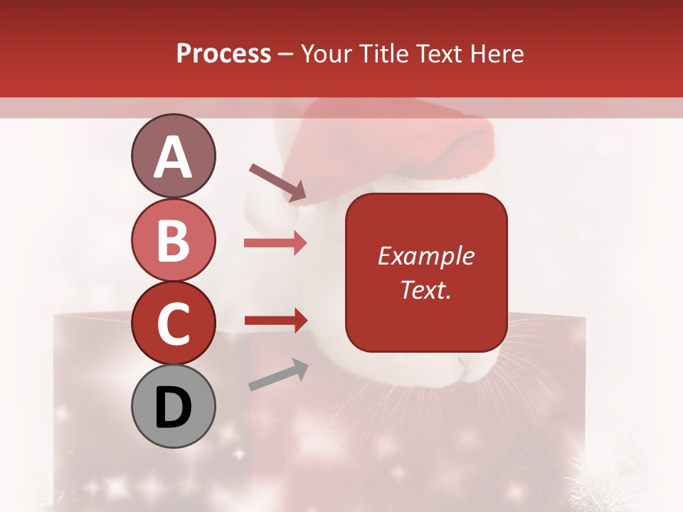 Gift Cute Rabbit PowerPoint Template