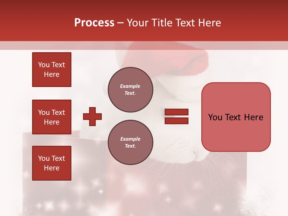 Gift Cute Rabbit PowerPoint Template