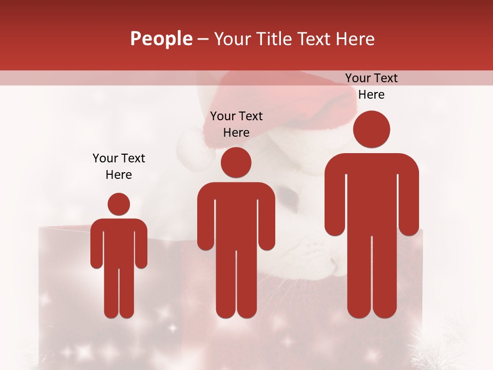 Gift Cute Rabbit PowerPoint Template