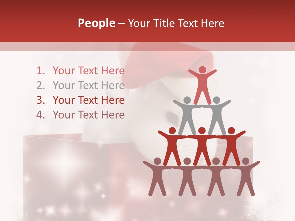 Gift Cute Rabbit PowerPoint Template