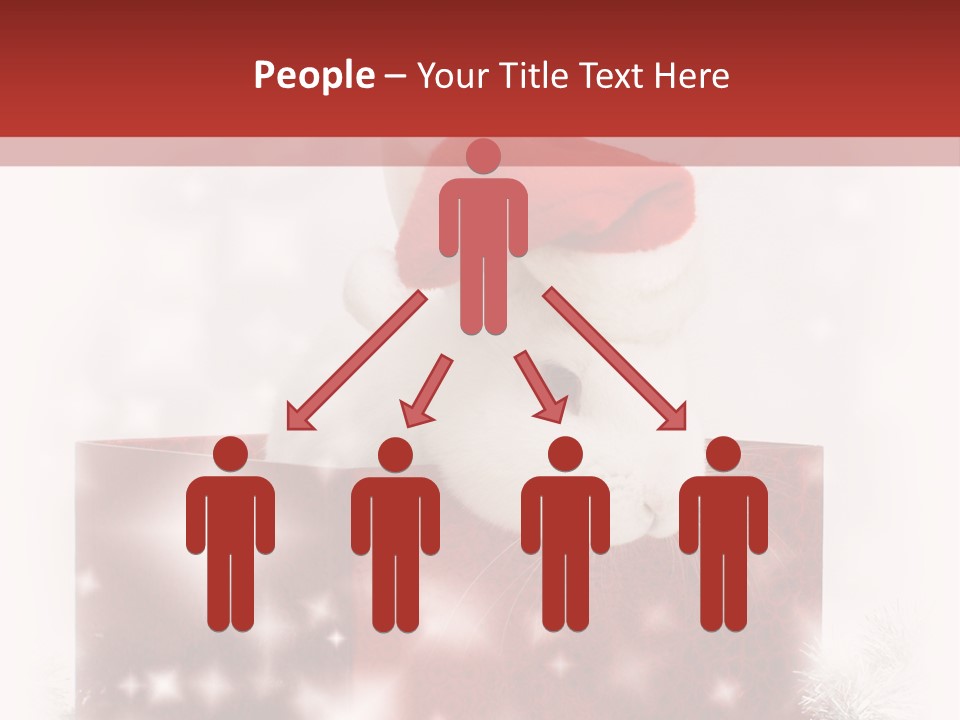 Gift Cute Rabbit PowerPoint Template