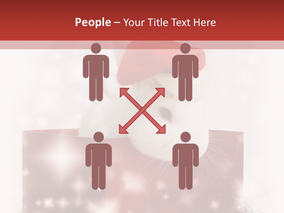 Gift Cute Rabbit PowerPoint Template