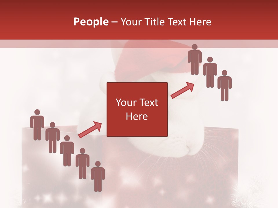 Gift Cute Rabbit PowerPoint Template