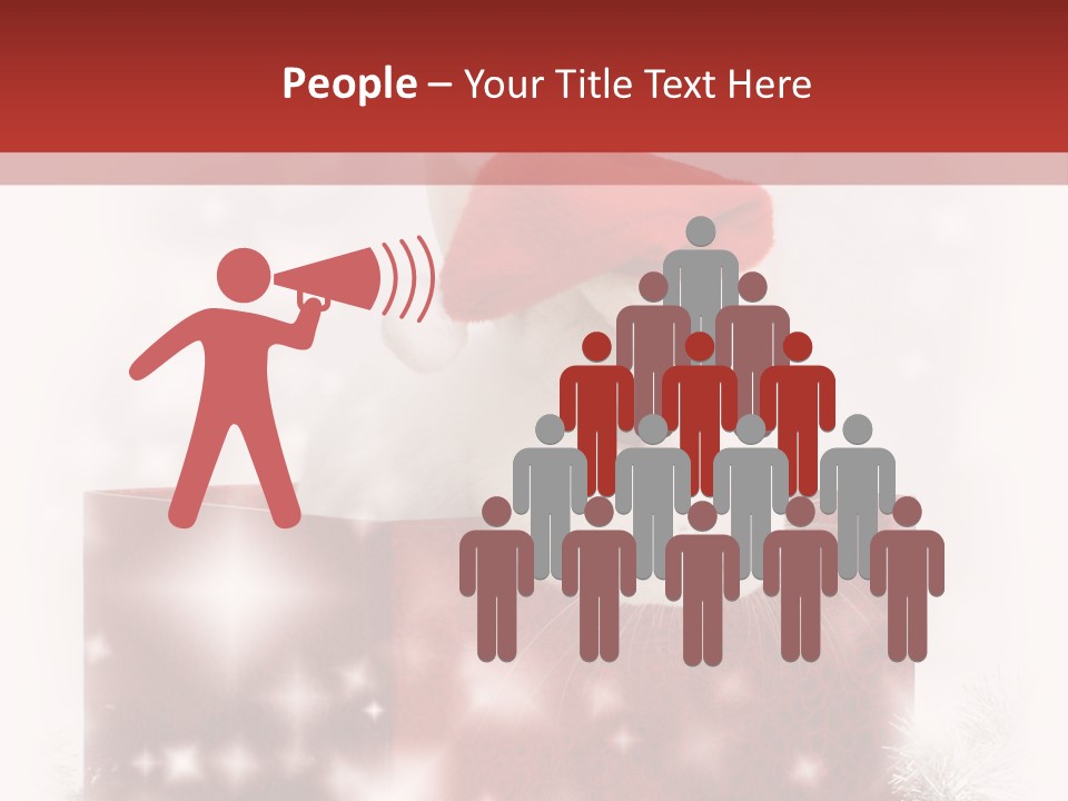 Gift Cute Rabbit PowerPoint Template