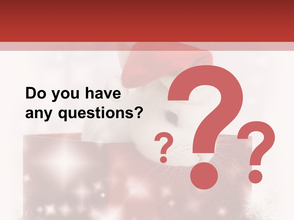 Gift Cute Rabbit PowerPoint Template