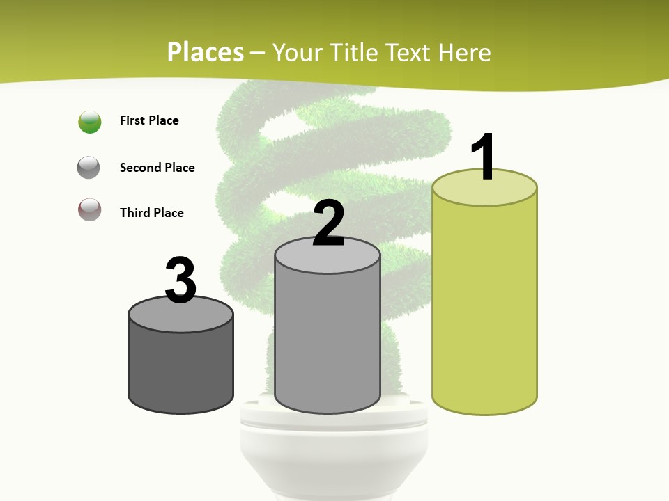 Symbol Illuminated Solution PowerPoint Template