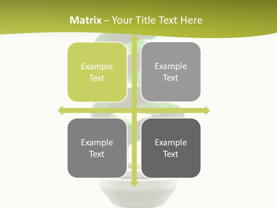 Symbol Illuminated Solution PowerPoint Template