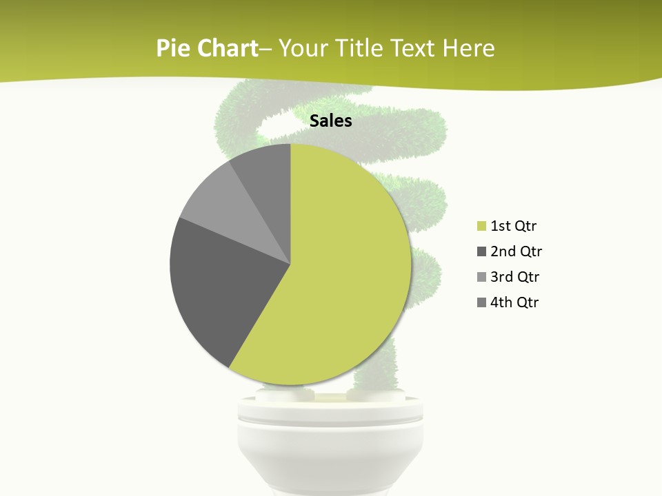 Symbol Illuminated Solution PowerPoint Template