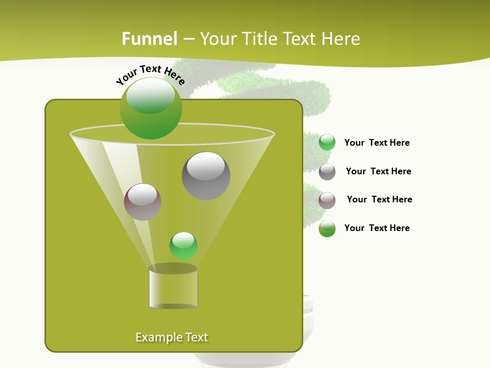 Symbol Illuminated Solution PowerPoint Template