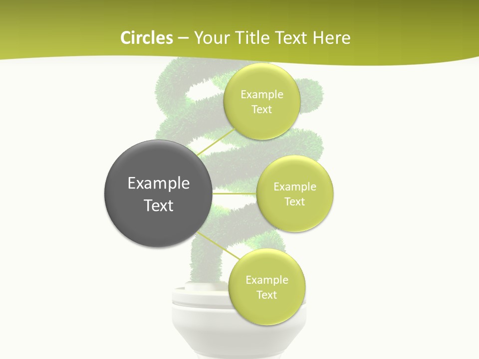 Symbol Illuminated Solution PowerPoint Template