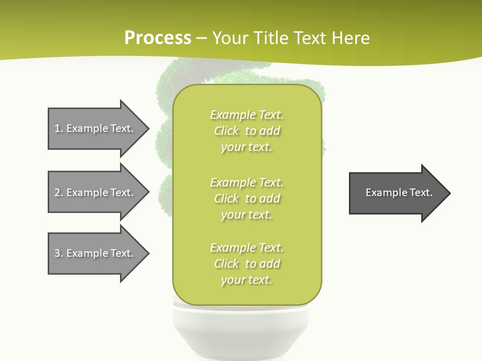 Symbol Illuminated Solution PowerPoint Template